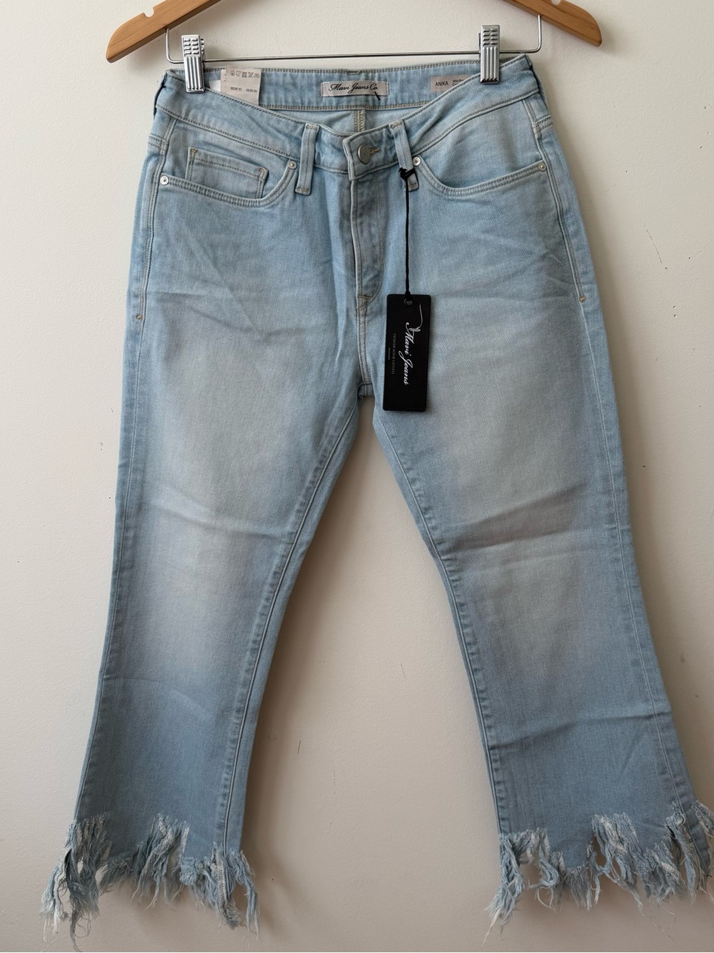 Mavi Jeans Size 27 Blue Anika Mid Rise Crop Flare